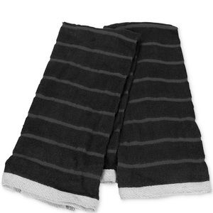 NWT Chubby Stripe Bamboo Kitchen Towels, Set of 2